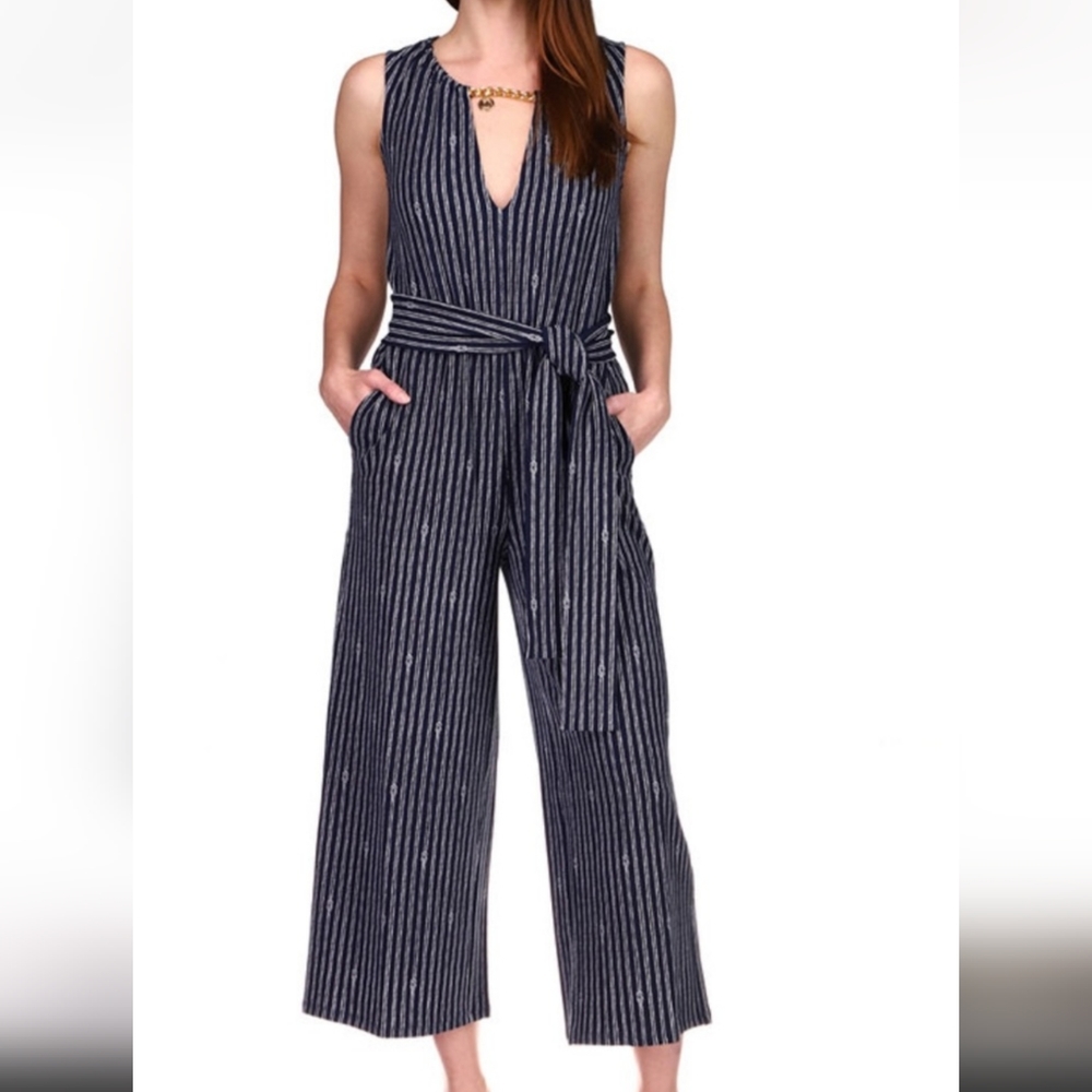 Michael kors blue jumpsuit